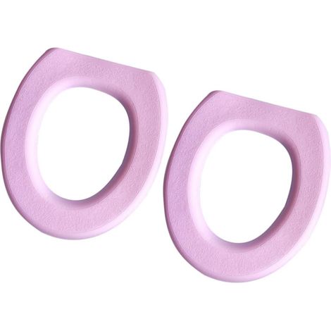 2 Pièces Housse de Siège de Toilette Rose EVA Épaisse, de O (1/5)
