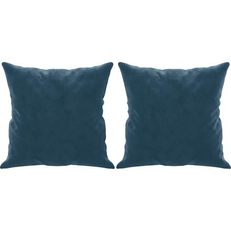 Maison Exclusive - Cuscini Decorativi 2 pz Blu 40x40 cm in Velluto