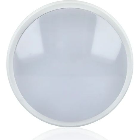 Plafoniera LED tonda, 12W, 220Vac, Luce Naturale, Bianco (1/4)