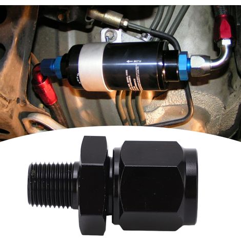 Es werden fünf AN6-Innengewinde-auf-1/8-NPT-Außengewinde-Adapterverbinder verkauft (AN6 - 1/8 NPT). (1/5)