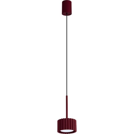 Hängeleuchten AURA burgund 1xGx53 10cm Aluminium Sollux (1/5)