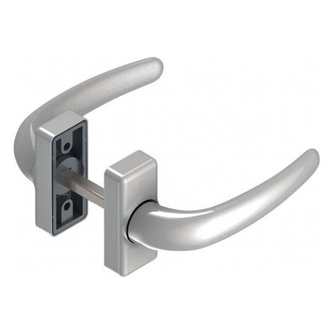 Manubrio Aluminio Plata M.6080 ALMA