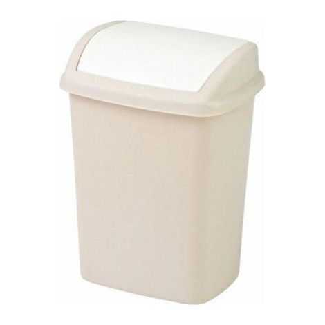 Curver Dominik 10L kippbarer Abfallbehälter, beige