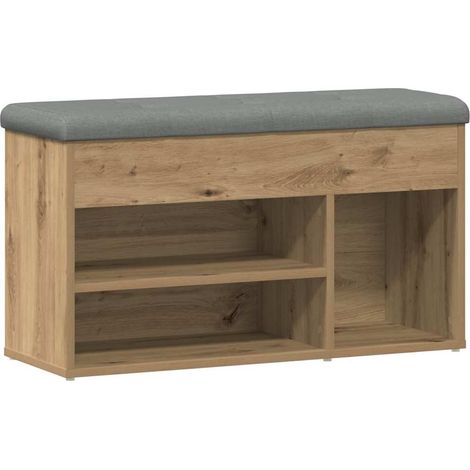 Scarpiera Mobile per scarpe Rovere Artigianale 82x32x45,5 cm in Legno Multistrato (1/5)