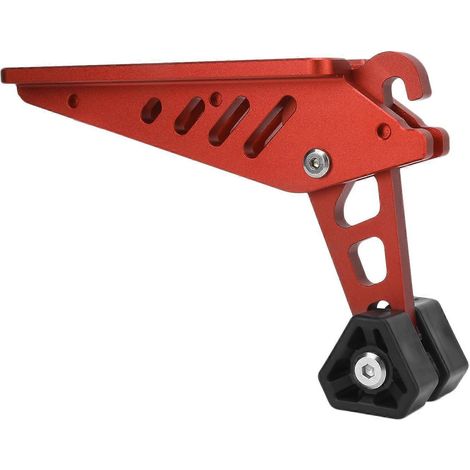 Loquet de porte pliable à pédale antidérapante en alliage d'aluminium pour voiture, SUV, camion, camping-car (orange-rouge). Accessoires pour toit de voiture, SUV, camion, camping-car. (1/5)