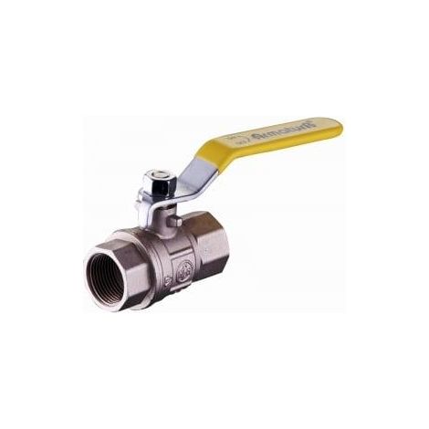 kfa Robinet à boule nickelé 5/4 pouces en laiton