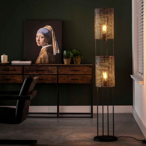 Lampadaire design en métal ajouré MARA (1/5)
