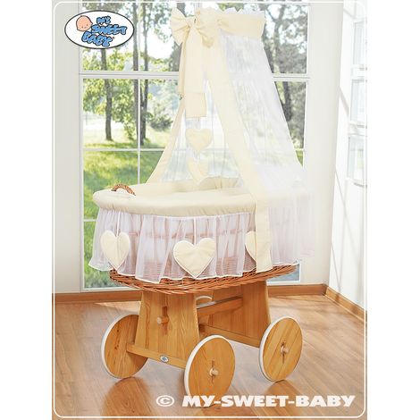 Culla con baldacchino - Amelie crema