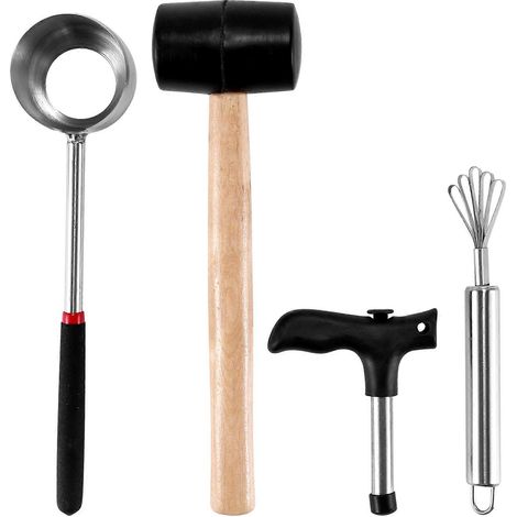 Kokosnussöffner-Set aus Edelstahl, Jack-Öffner-Set (1/5)