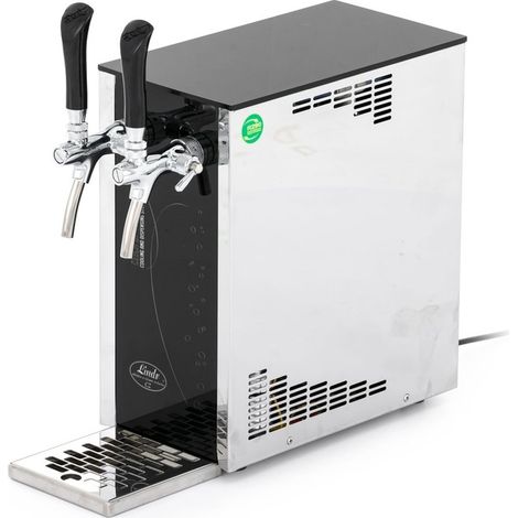 PYGMY 25/k Exclusive, 2 leitig Trockenkühler Bierzapfanlage Zapfanlage ohne CO2 Luftkompressor
