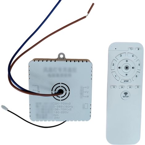 2,4-GHz-Elektro-Dimmer-Controller-Kit für Ventilator mit Licht und Gleichstrommotor, A (1/5)