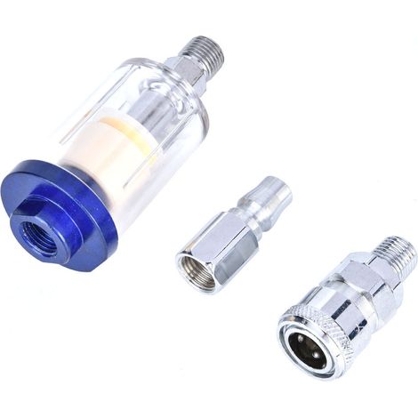 1/4-Zoll-Öl-Wasser-Abscheiderfilter aus Aluminiumlegierung mit zwei Luftkompressoranschlüssen (1/5)