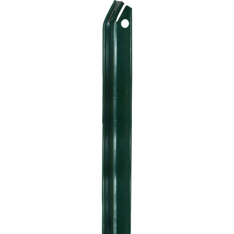 Piquet jambe de force pour grillage, clôture de jardin, Acier plastifié - 2 m - Vert - Linxor