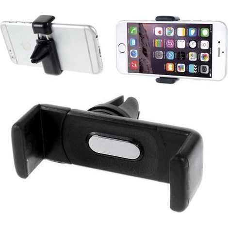 Support de téléphone de voiture rotatif à 360° avec grille d'aération, universel et extensible pour la navigation en voiture (1/4)