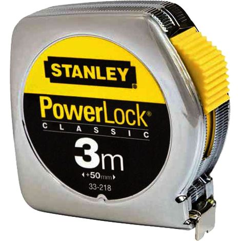Metro misuratore 3 mt - Flessometro Stanley Powerlock