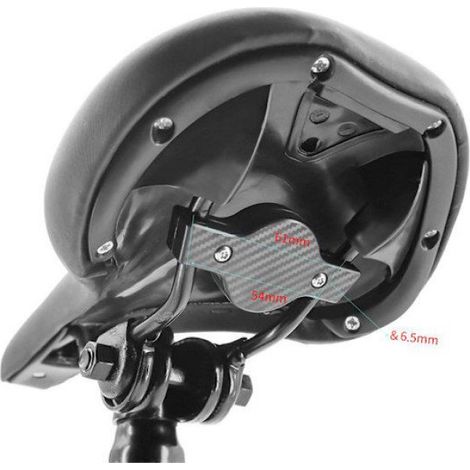 PILOTE Stöldskyddad AirTag porte-vélos, Noir (1/4)