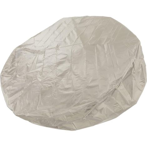Couverture de baignoire ronde, couverture de spa extérieur, protecteur de piscine rond avec cordon pour meubles d'extérieur (beige) (1/5)