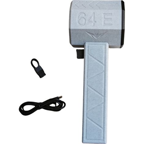 Ventilatore a getto portatile ad alta spinta da 1400 g, potente ventilatore con motore brushless da 64 mm, ventilatore turbo ad alta potenza per condotti, strumento per la pulizia della tastiera. (1/5)