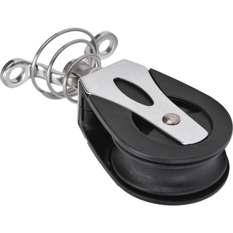 Poulie à palier lisse pivotante en nylon pour voilier, en acier inoxydable 316 de qualité marine
