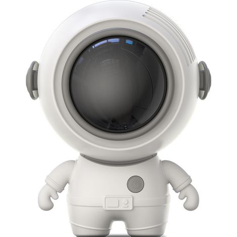 Mini ventilador portátil, apto para uso en exteriores, oficina y escritorio (blanco). (1/5)