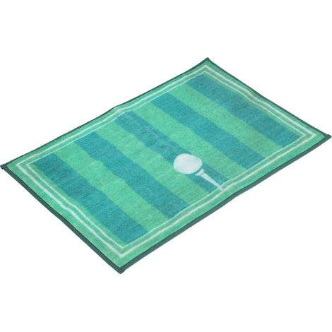 40 x 60 cm Golfschläger-Fußmatte für den Innenbereich, Samt, TPE, rutschfest, für Haustür/Eingangsbereich (1/5)
