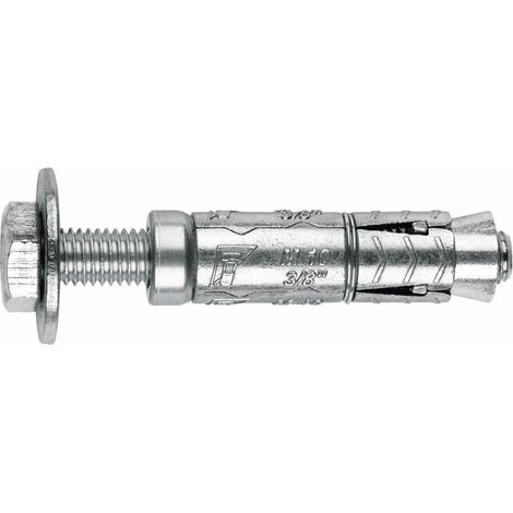 Chevilles métalliques charges mi-lourdes avec vis - Zamak M10 x 80 Ø16 - Boite de 50