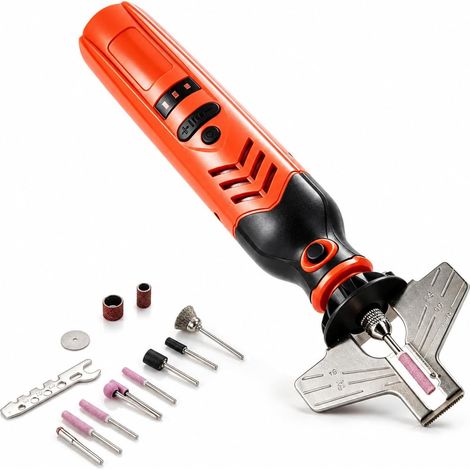 Cordless Electric Chain Saw Sharpener  Chainsaw Chain Sharpening Kit USB Rechargeable Battery with Angle Guide for All Chainsaw Chains (1/5)