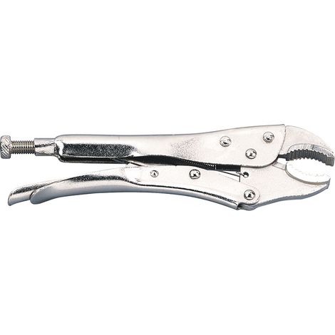Pinza grip a pressione scatto autobloccante ganasce curve 220 mm Fervi 0119 (1/2)