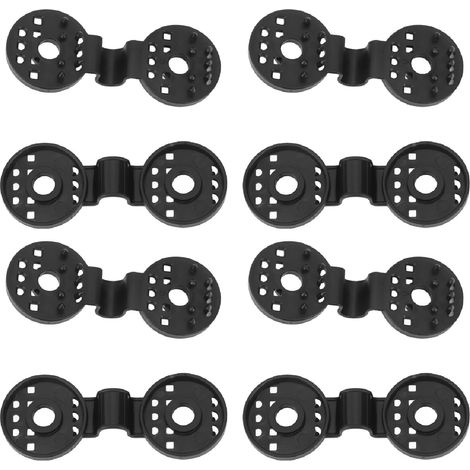 Lot de 20 pinces de fixation pour filet pare-soleil, clips en PP pour serre, fixation de tissu agricole, maille anti-insectes (1/5)
