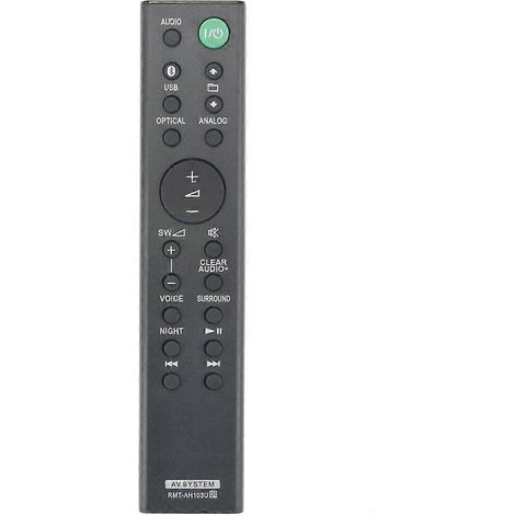 Télécommande Rmt-ah103u pour barre de son Sony ht-ct80 sa-ct80 htct80 sact80 p (1/2)