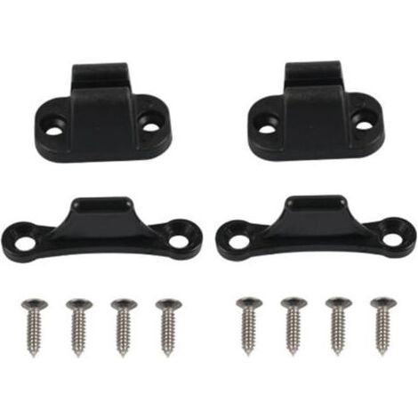 Pair 2PCS Kit De Support De Porte RV Caravane Forme De T Porte Bouchon De Retenue Serrure Nylon Camping-Car Porte Porte Titulaire Casier pour Camping-Car (1/5)
