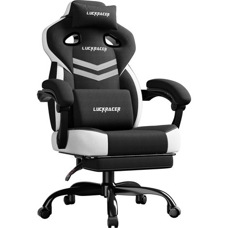 Chaise de bureau ergonomique,Fauteuil Double line,Noir (1/5)