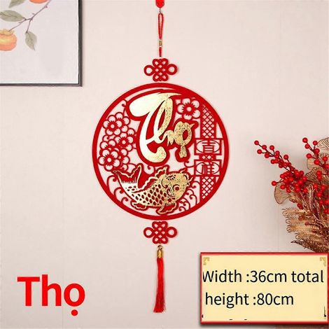 Dekoration zum chinesischen Neujahr 2024, Vietnam-Festival-Anhänger, Stil 5