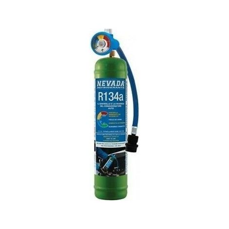 KIT RICARICA GAS FREON R134 A FAI DA TE CONDIZIONATORI AUTOMOBILI CLIMATIZZATORE