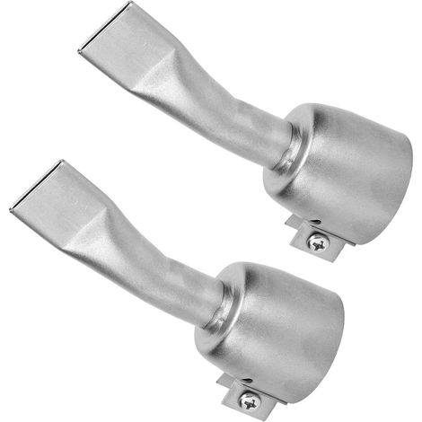 Lot de 2 buses de soudage à air chaud en acier inoxydable pour plaques de PVC et plastique. Accessoires de soudage (1/5)