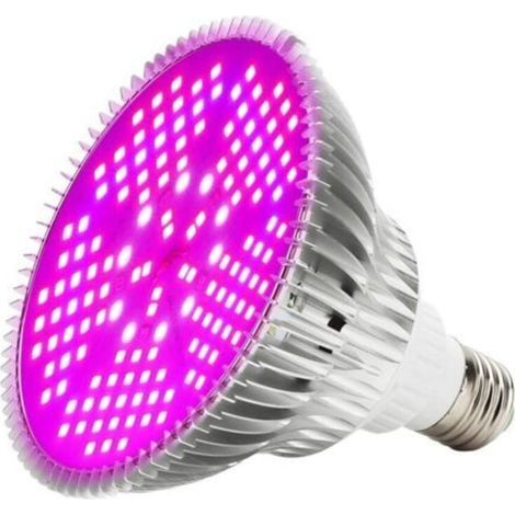 Lampadina LED a spettro completo da 100 W per coltivazione, 150 LED, attacco E27, ideale per piante da interno, fiori, serre e giardini. (1/5)