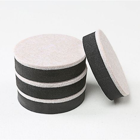Rehausseurs de Fontainebleau Meubles Table Pied 4 Pièces Diamètre : 63,5 mm Hauteur : 16,5 mm Rehausseurs de Lit Peut être Utilisé en Piles Hauteur Accrue Silencieux et Résistance à l'usure (1/5)