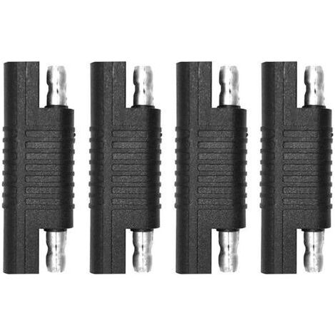 Connecteur inversé SAE, adaptateur de polarité inversée SAE, connecteur de câble d'extension à déconnexion rapide pour panneau solaire, chargeur de batterie, automobile. (4 pièces) (1/5)