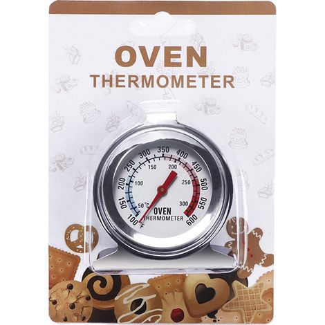 Thermomètre de four en acier inoxydable, thermomètre alimentaire, thermomètre de cuisine pour la cuisson et la pâtisserie, thermomètre à rôtir la viande, thermomètre à eau. (1/4)