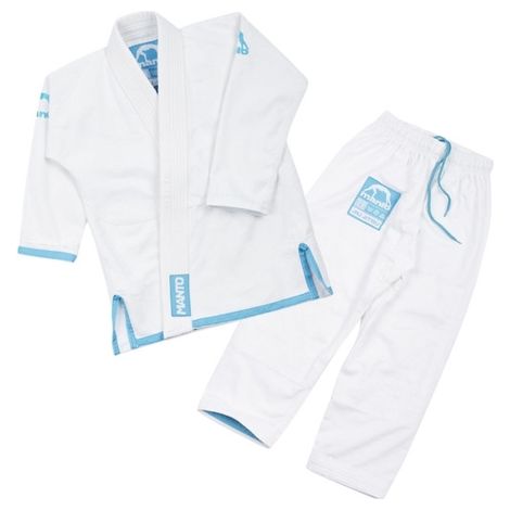 MANTO Kimono/Gi für Kinder Junior 2.0 Weiß + Weißgurt M1