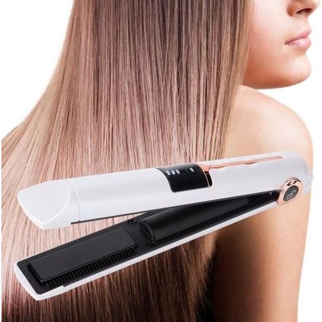 Styler à cheveux Lisseur intelligent sans fil Chargement USB Outils de coiffure portables électriques multifonctionnels