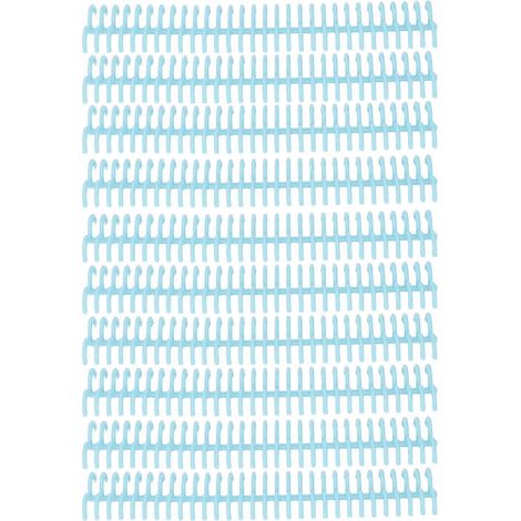 10 Stück Loseblatt-Binderinge, 30 Löcher, 22 mm Innendurchmesser, verschleißfeste Kunststoff-Binderinge (1/4)