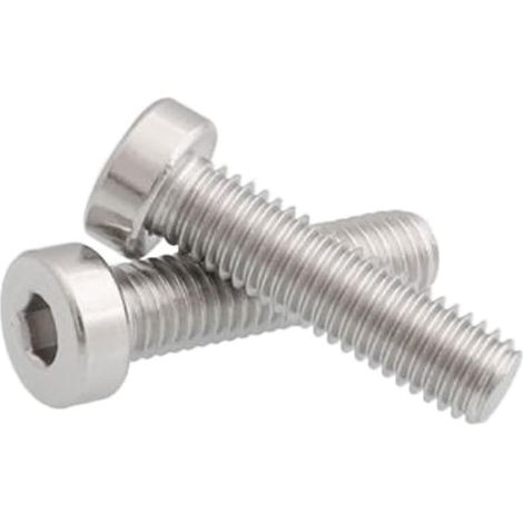 5 vis à tête cylindrique creuse hexagonale fine et basse en acier inoxydable 304 DIN7984 (35 mm)
