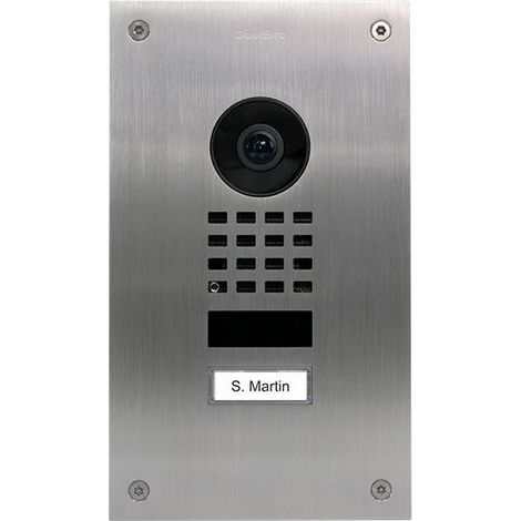 DoorBird D1101UV Upgrade Interphone vidéo IP Ethernet Station extérieure acier inoxydable V2A (brossé) W493782
