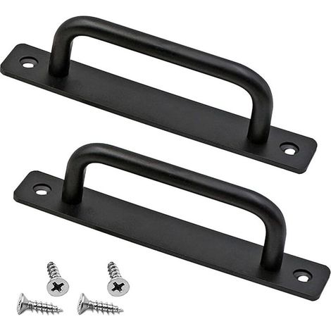 Möbelgriff, zweiteiliger Schiebetürgriff mit Rosettenplatte aus Aluminiumlegierung (1/5)