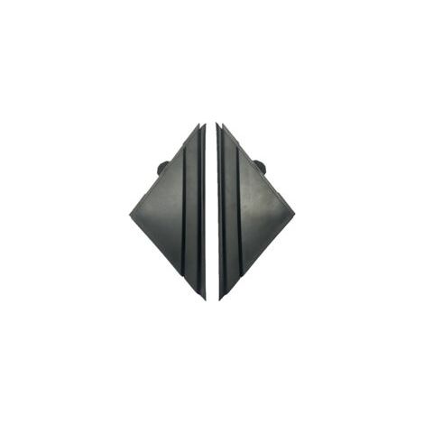 Cubierta de bandera para espejo retrovisor lateral 1SH17KX7AA, embellecedor triangular para espejo retrovisor izquierdo y derecho, repuesto para FIAT 500 2012 a 2017 (negro brillante)
