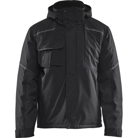 Blakläder Winterjacke, schwarz, Unisex-Größe: M