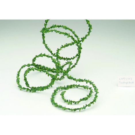 Glorex Buchsgirlande mini grün, 3 m Deko-Accessoires