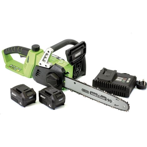 Draper 30903 D20 40V Chainsaw, 2 x 4.0Ah Batteries, 1 x Fast Charger (1/5)