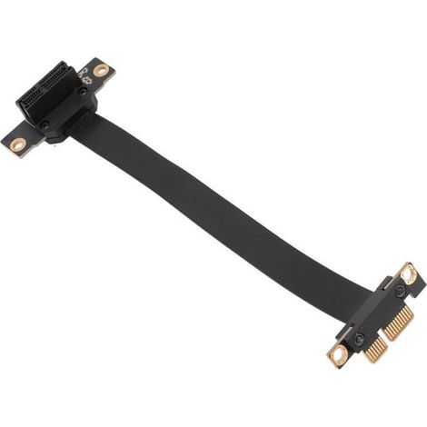 minifinker PCIE 3.0 X1 Riser Cable PCIE 3.0 X1 Câble de colonne montante 8 Gops informatique d'alimentation 30 15 cm / 5,9 pouces (1/4)